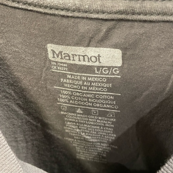 Marmot Mountain Text Graphic Short Sleeve Shirt - Picture 4 of 4